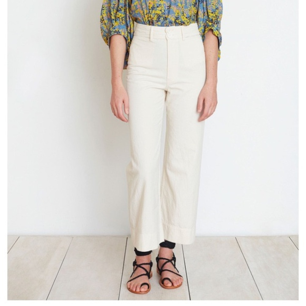 Apiece Apart Merida Pants: Cream